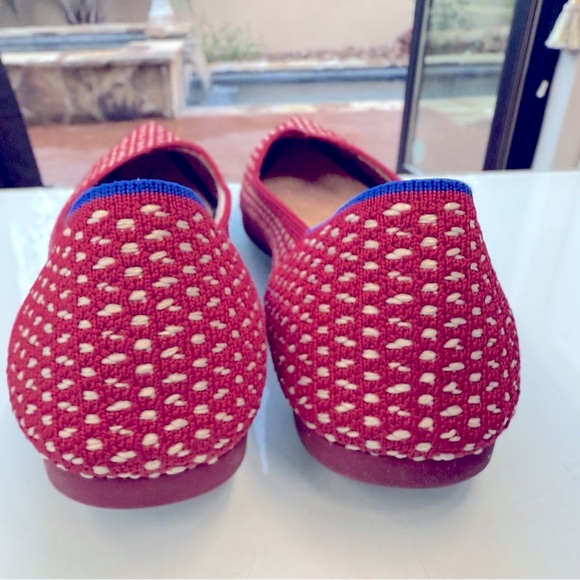 Rothy’s Red Apple Honeycomb Point RETIRED Size 8.5 EXC - Picture 7 of 9